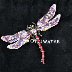 Jay Strongwater dragon fly brooch